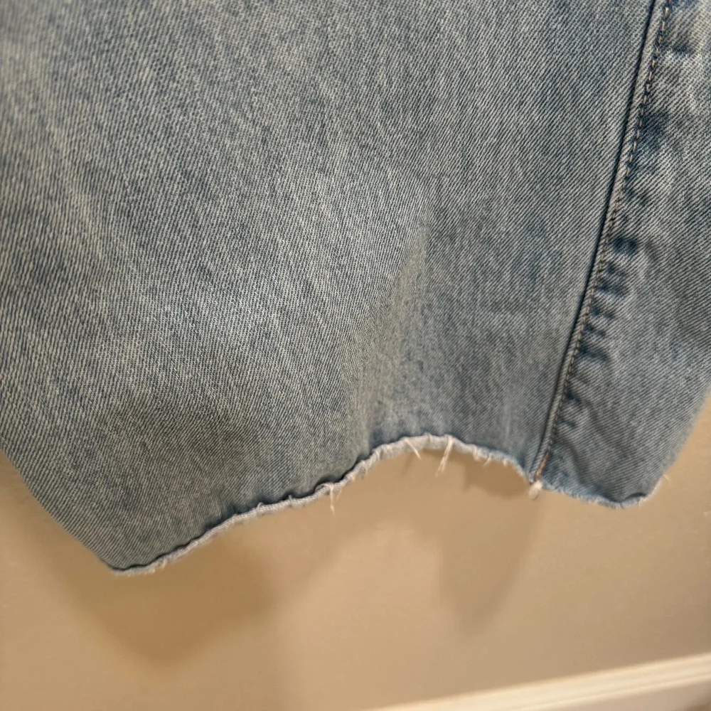 Hollister Low Rise Baggy Wide Leg Frayed hem Size 26 - Picture 2 of 9